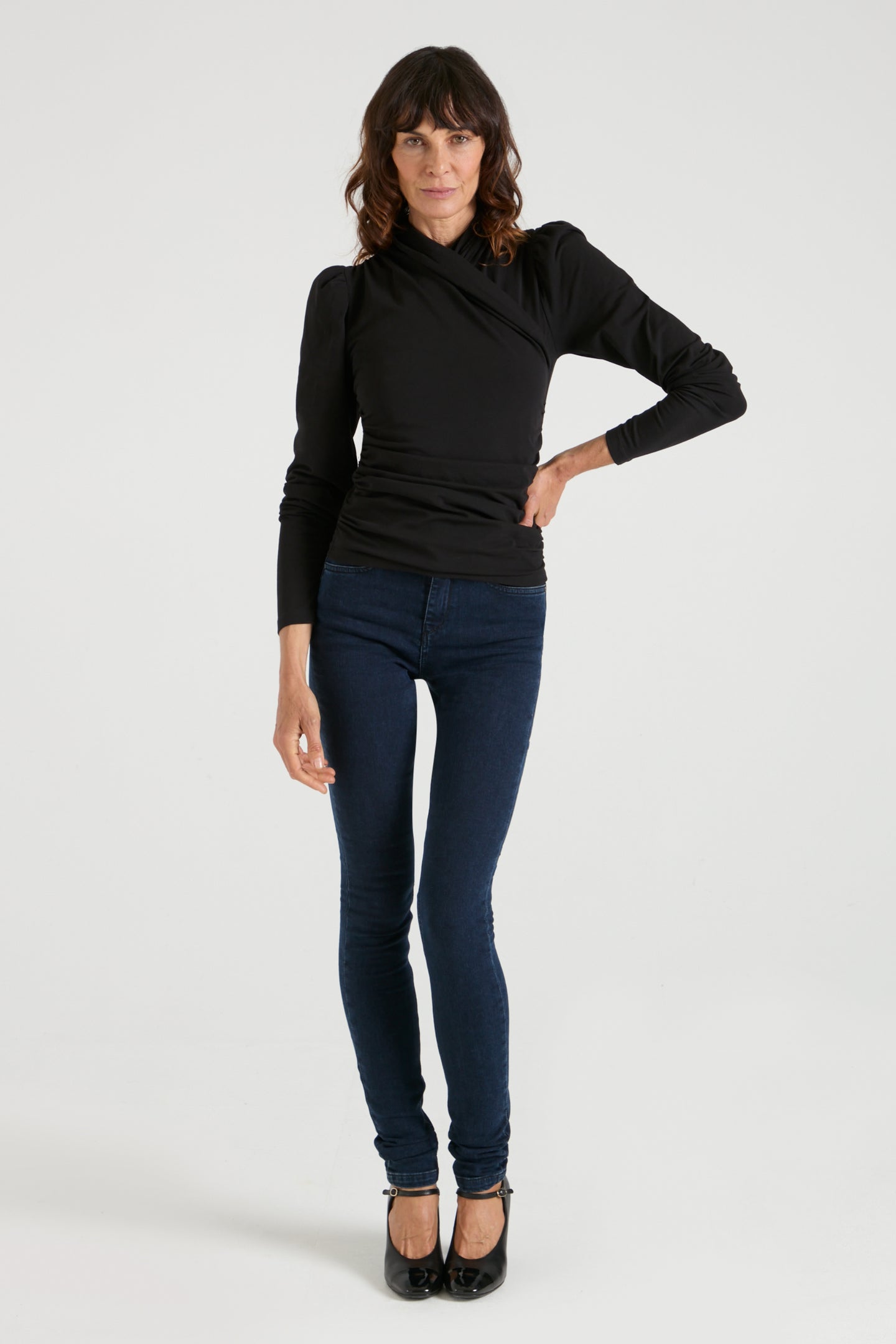 Ivy The High Top Skinny Jean | Got The Blues Baby [Dark Blue Denim]