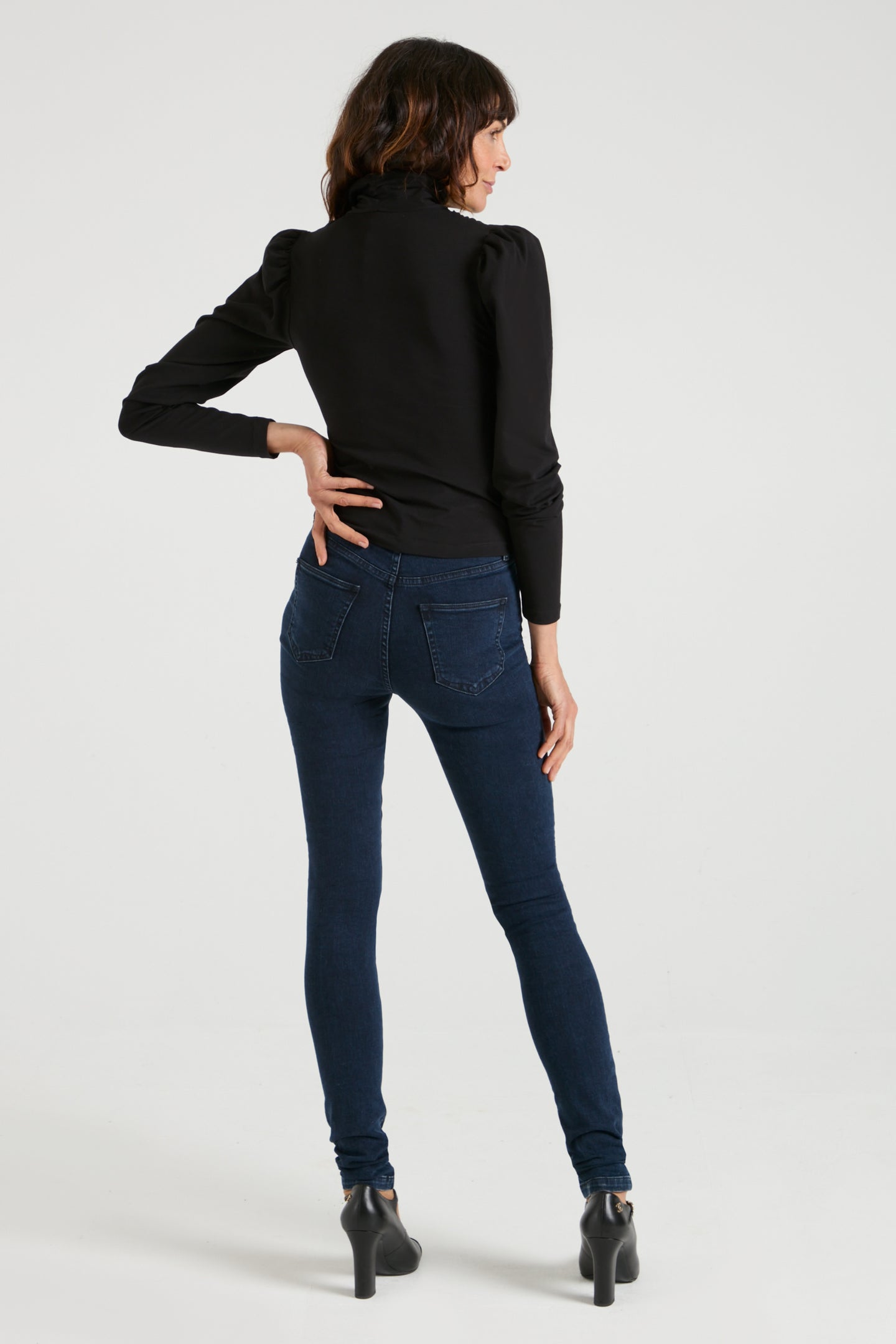 Ivy The High Top Skinny Jean | Got The Blues Baby [Dark Blue Denim]