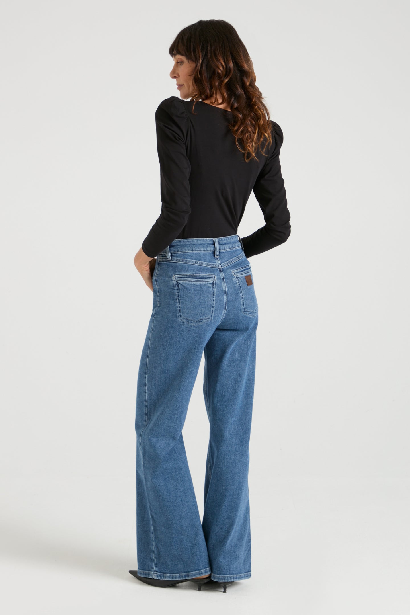 Suade contour pocket denim M セット バギー 韓国 Big Pocket 2WAY Denim Wide Cargo Pants