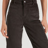 Kate The High Top Patch Pocket Relaxed Wide Leg | Gunmetal [Grey Denim]