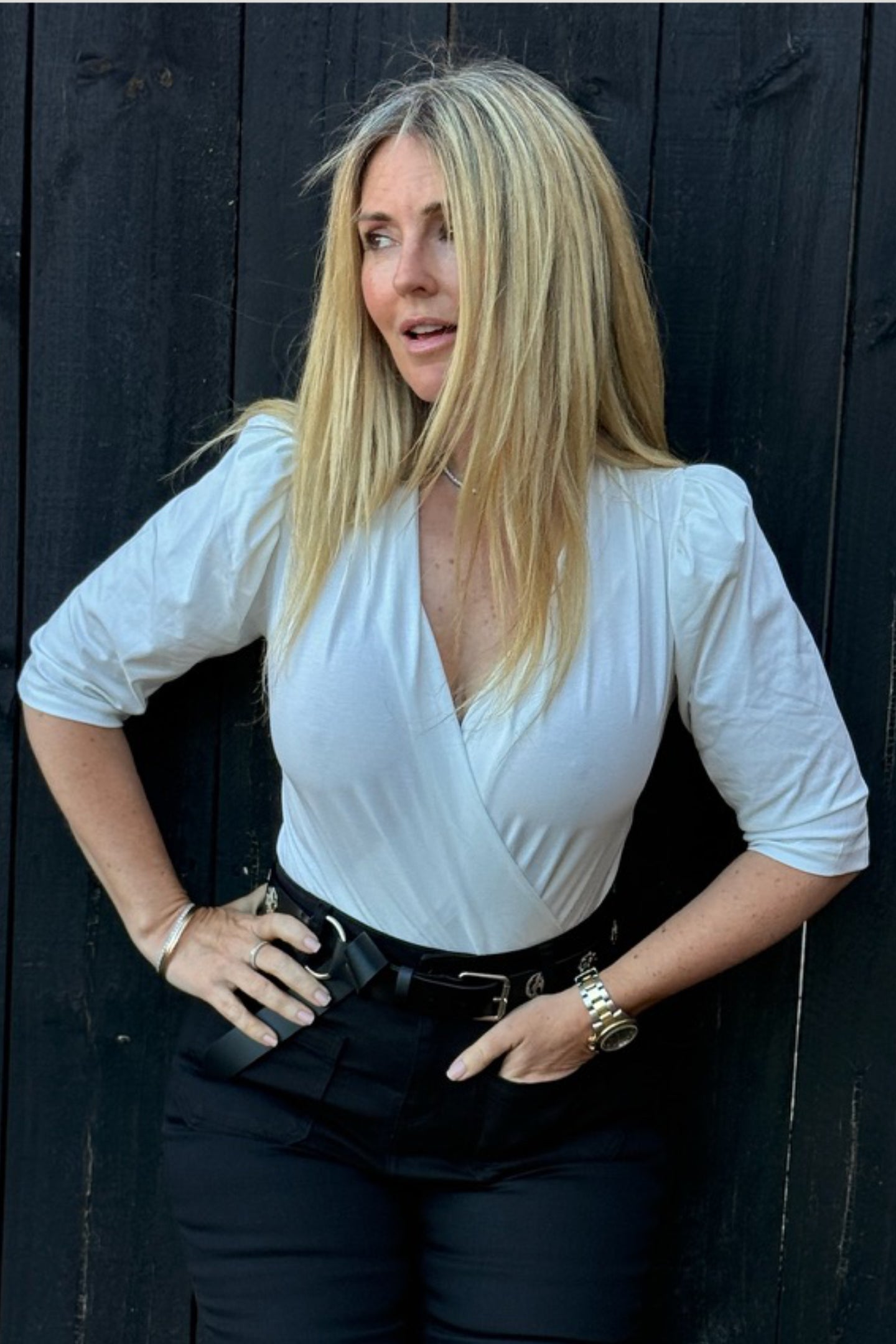 The Larnie Bodysuit | Milk [White]