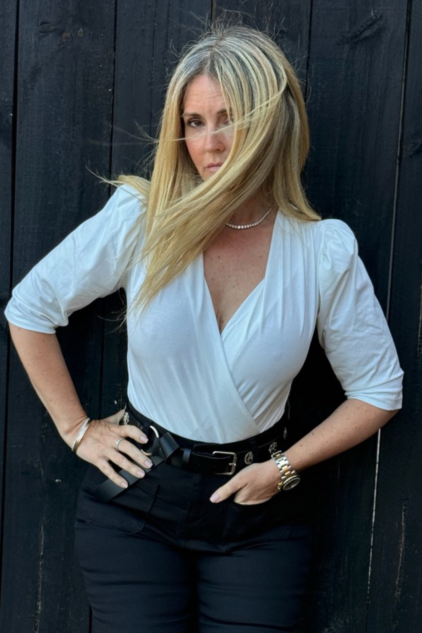 The Larnie Bodysuit | Milk [White]