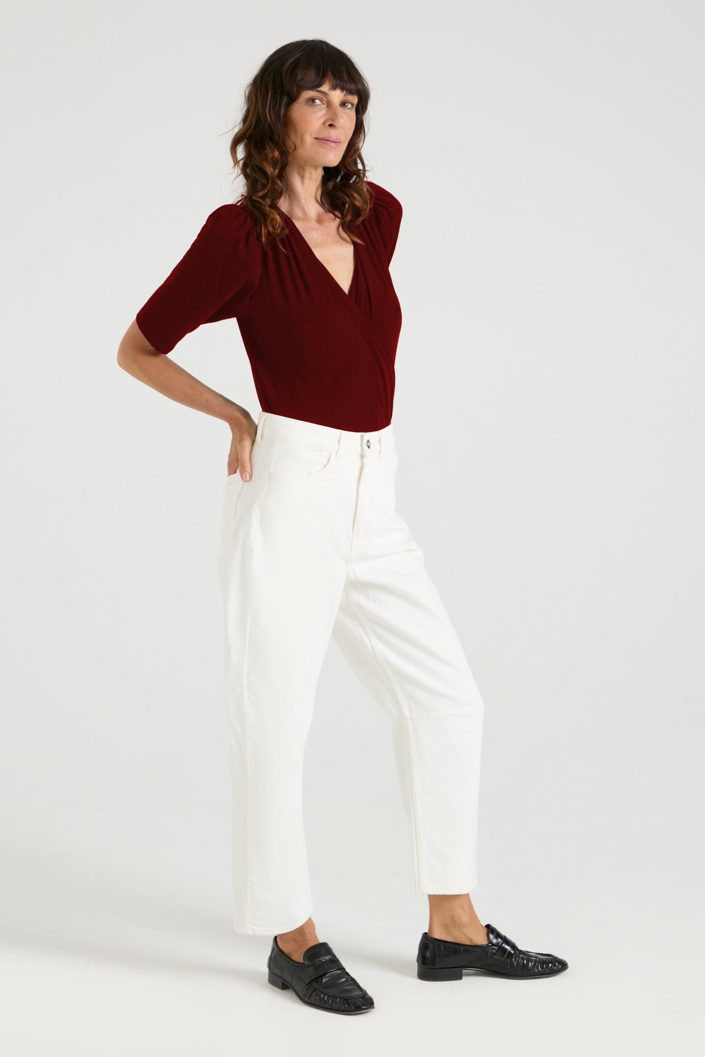The Larnie Bodysuit | Ruby [Dark Red]