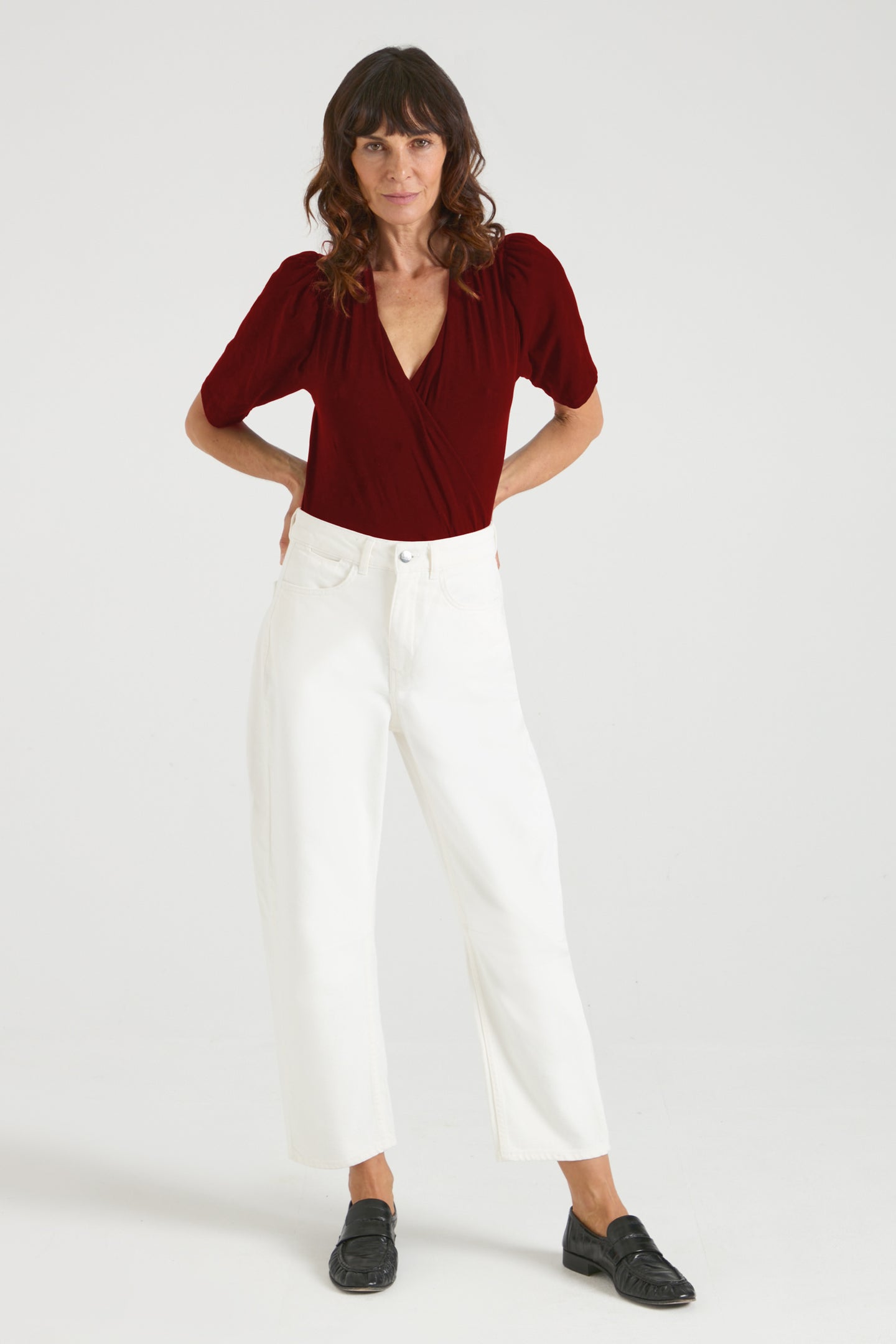 The Larnie Bodysuit | Ruby [Dark Red]