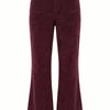 Kate The High Top Patch Pocket Relaxed Wide Leg | The Grape Escape [Burgundy Denim]