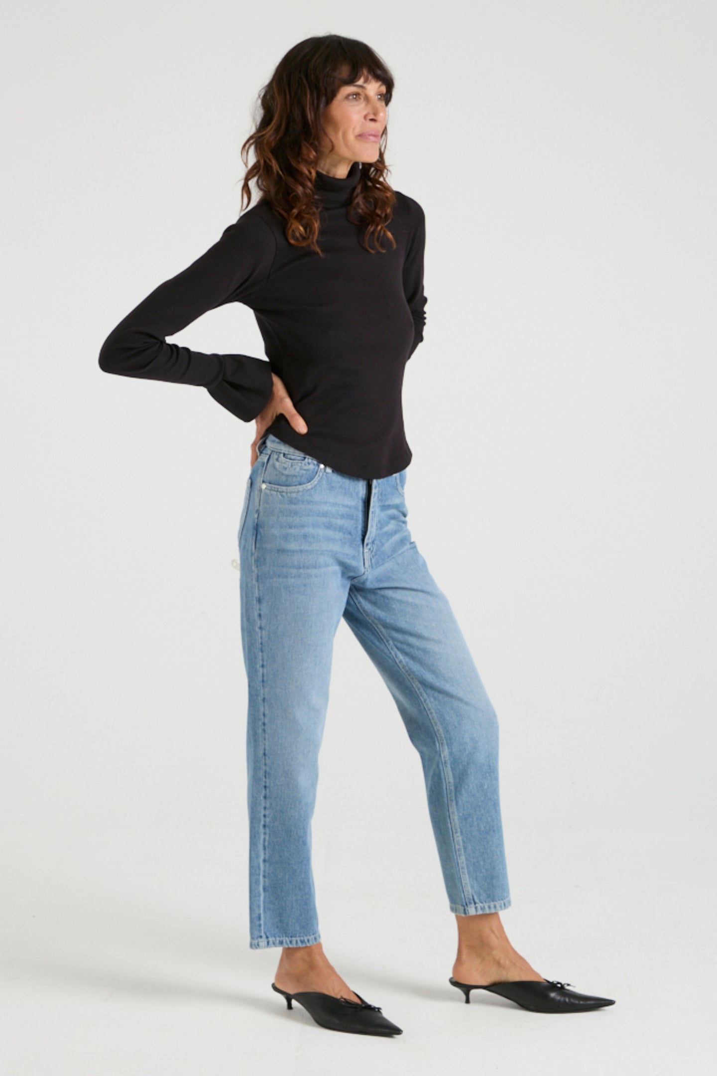 Phoebe The Every Woman Straight Cropped Jean | Every Day Joy [Classic Blue]