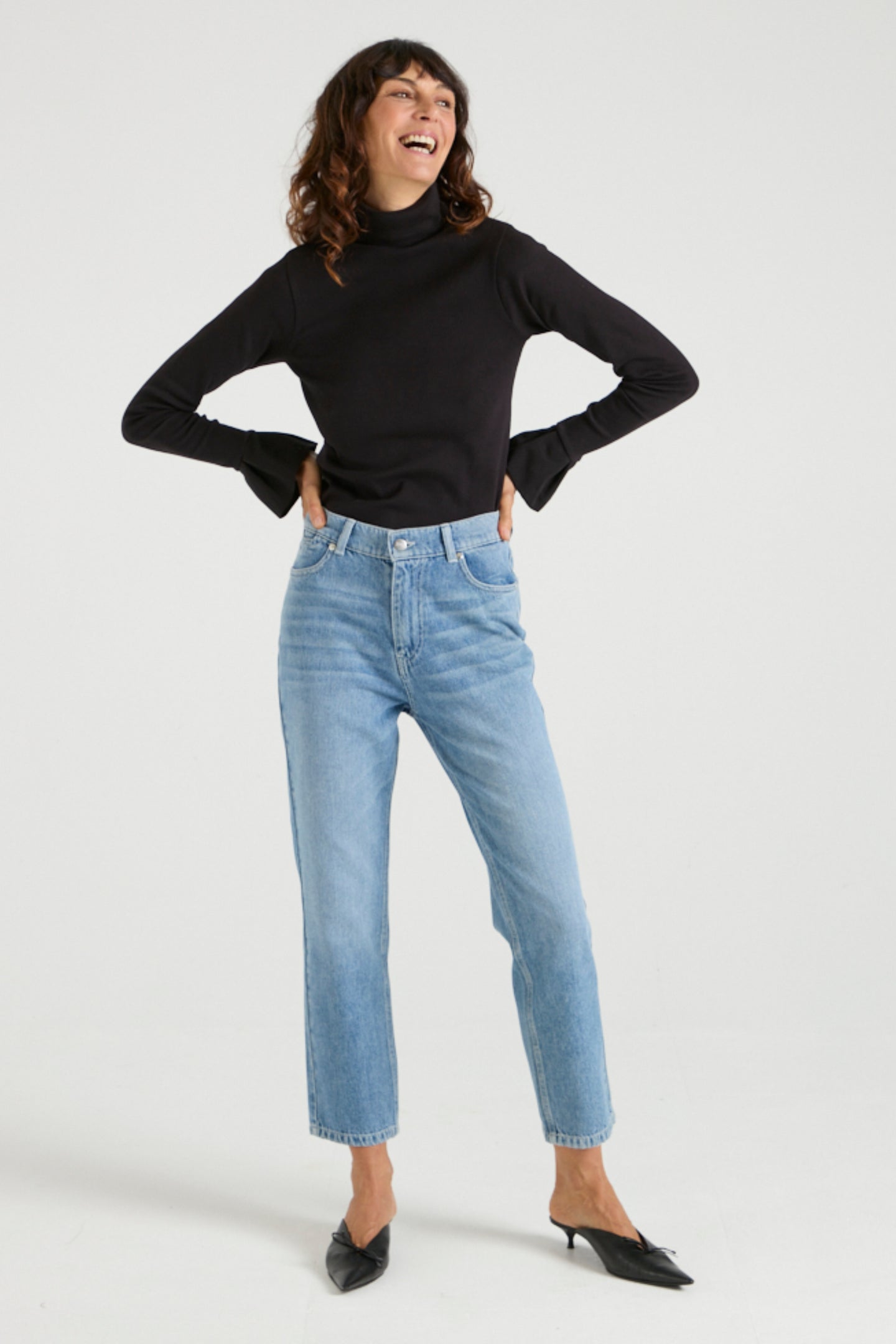 Phoebe The Every Woman Straight Cropped Jean | Every Day Joy [Classic Blue]