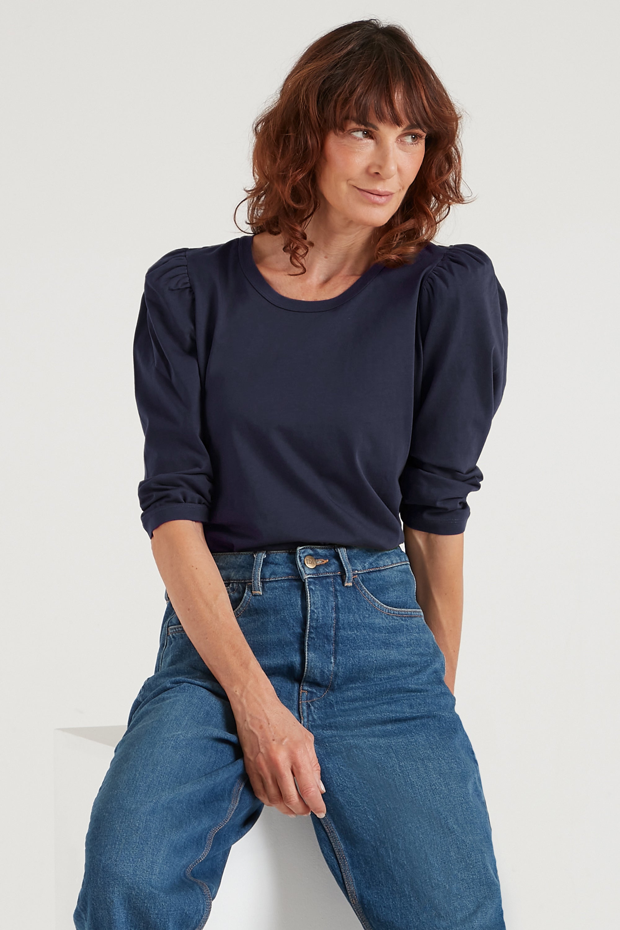The Classic Puff Tee | Inky [Dark Blue]