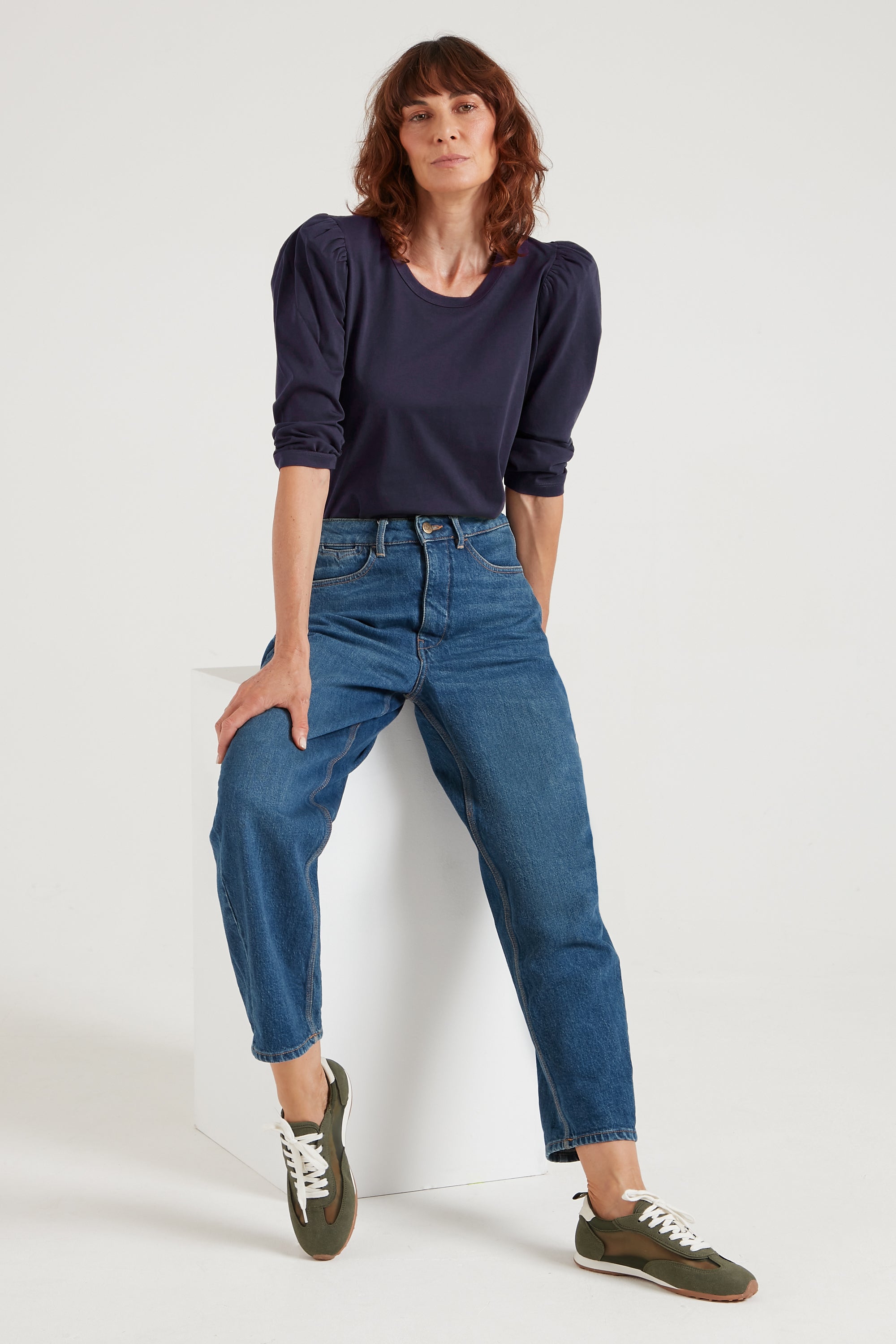 The Classic Puff Tee | Inky [Dark Blue]