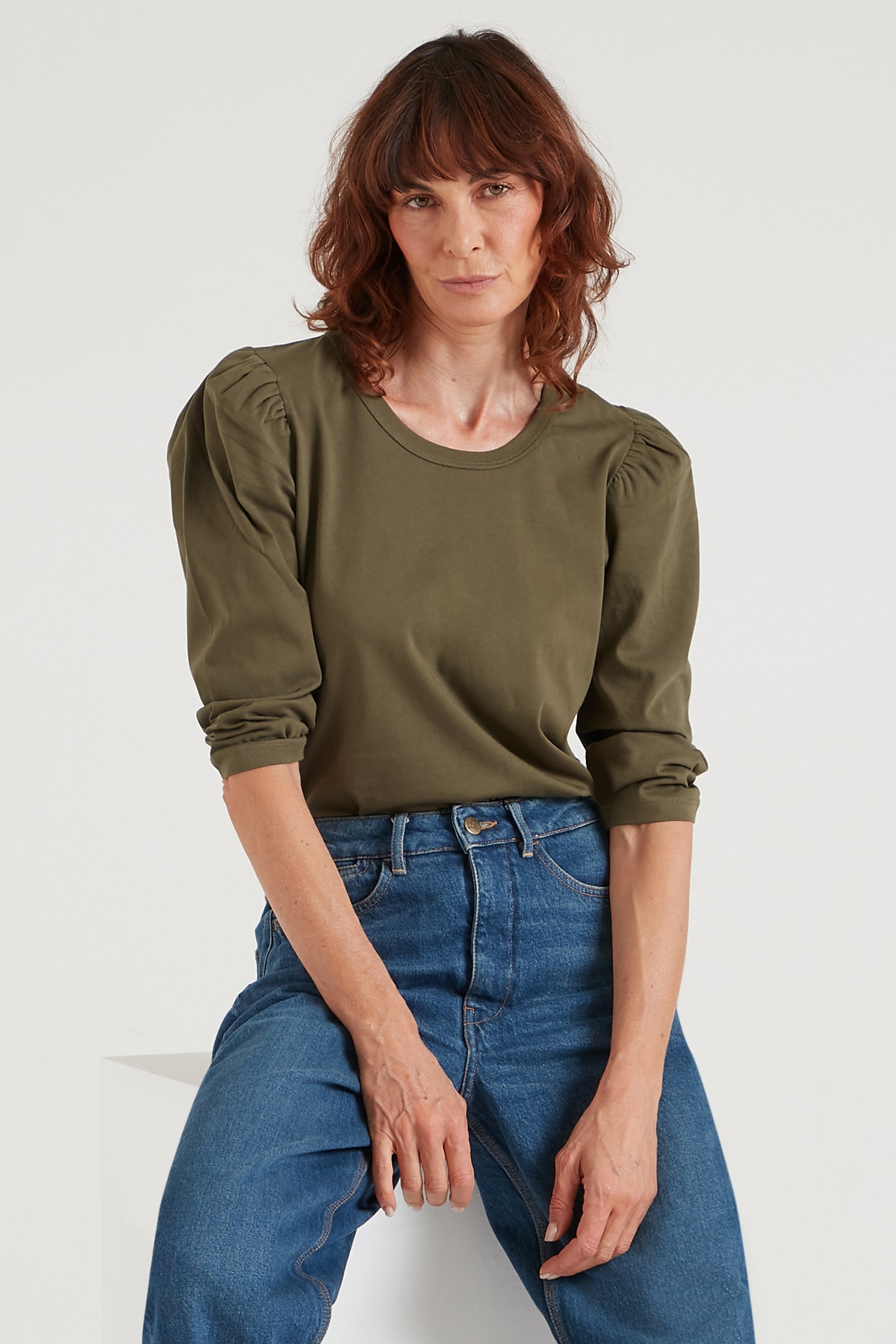 The Classic Puff Tee | Khaki [Green]