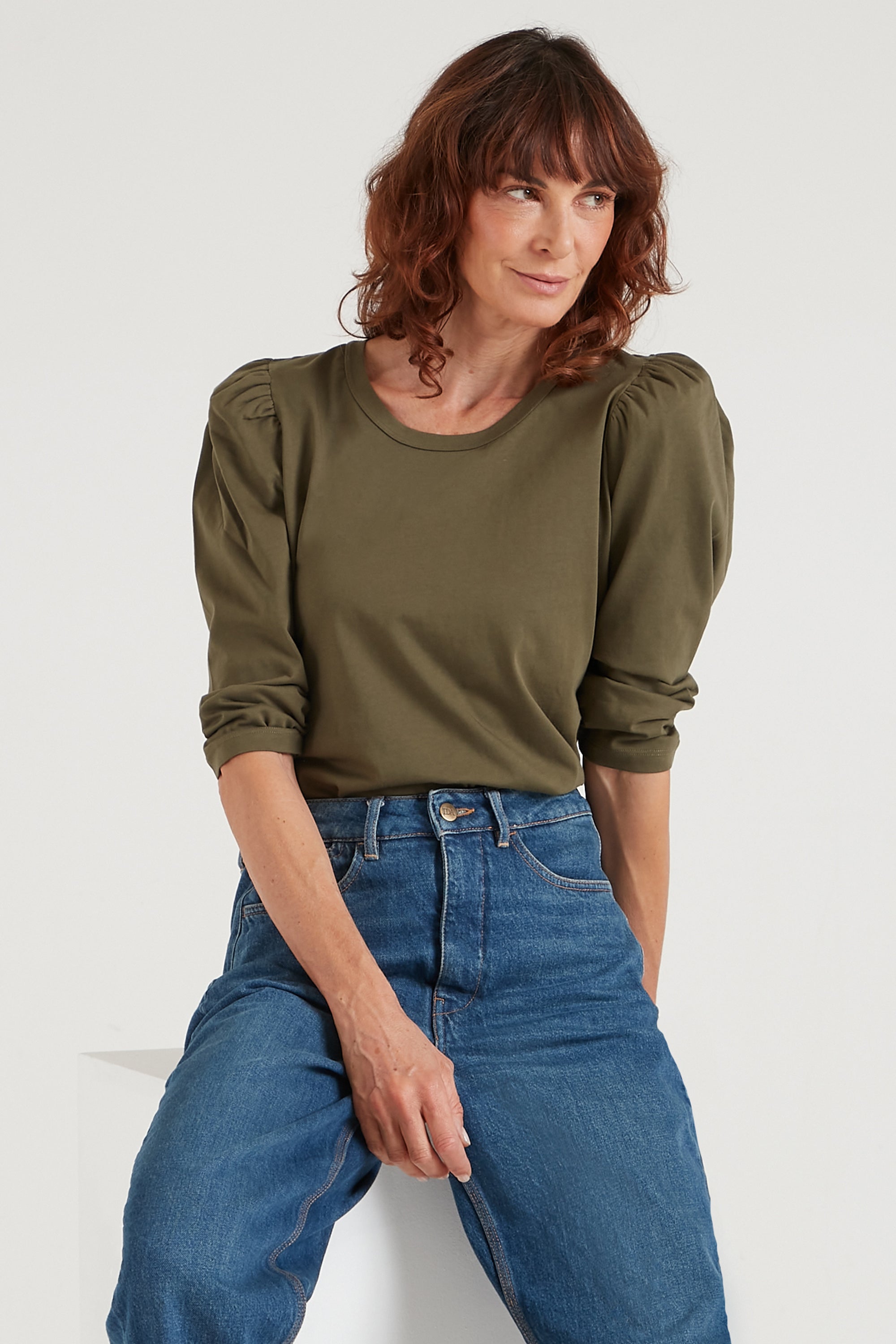 The Classic Puff Tee | Khaki [Green]