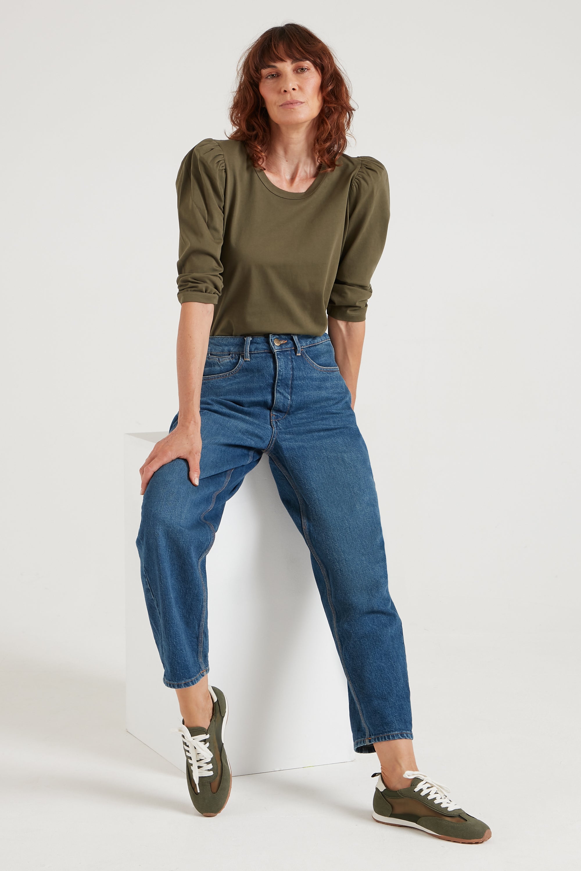 The Classic Puff Tee | Khaki [Green]
