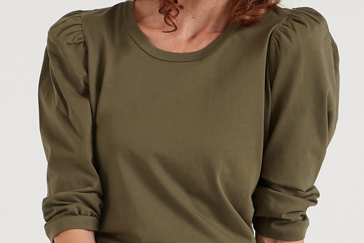 The Classic Puff Tee | Khaki [Green]