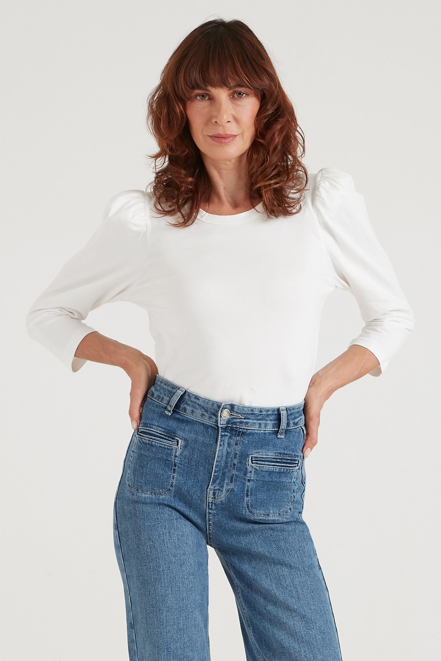 The Classic Puff Tee | Milk [White]