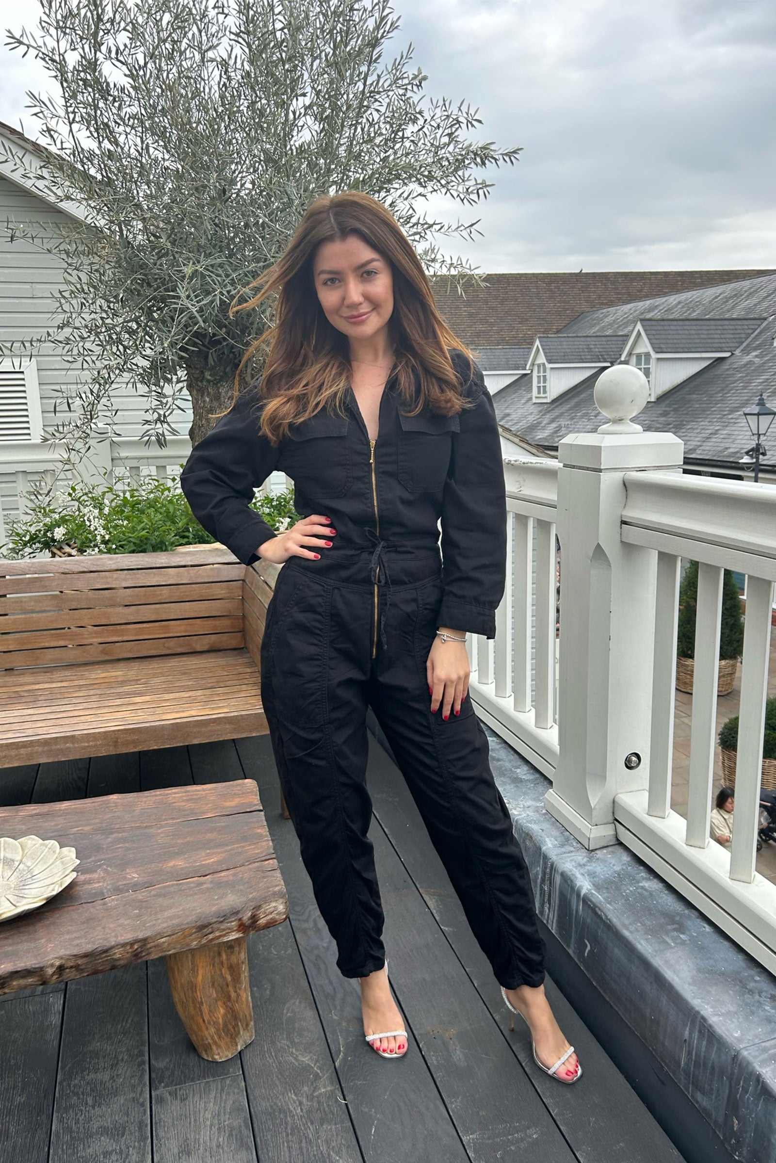 Sheila The Relaxed Drawstring Military Jumpsuit | New York