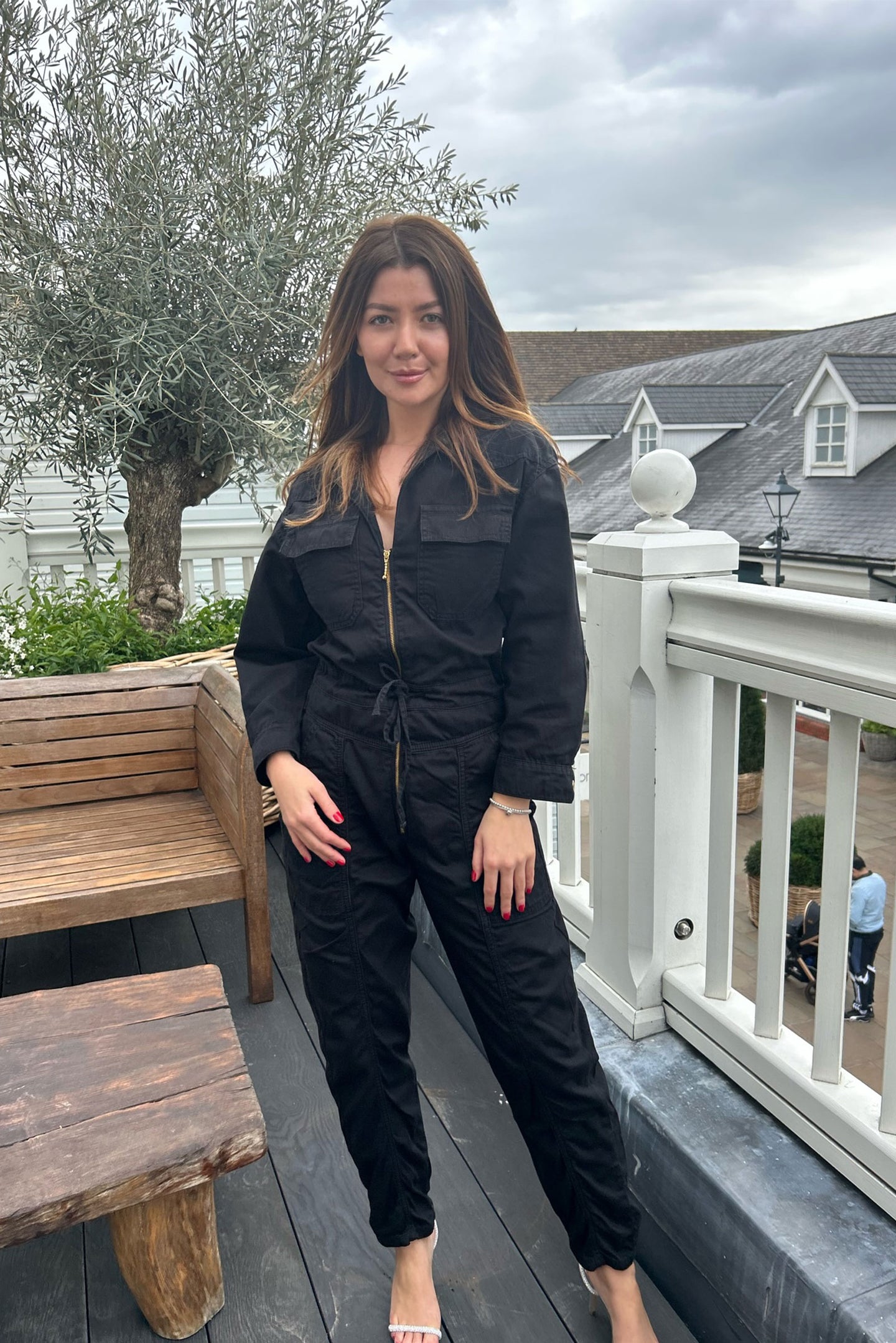 Sheila The Relaxed Drawstring Military Jumpsuit | New York