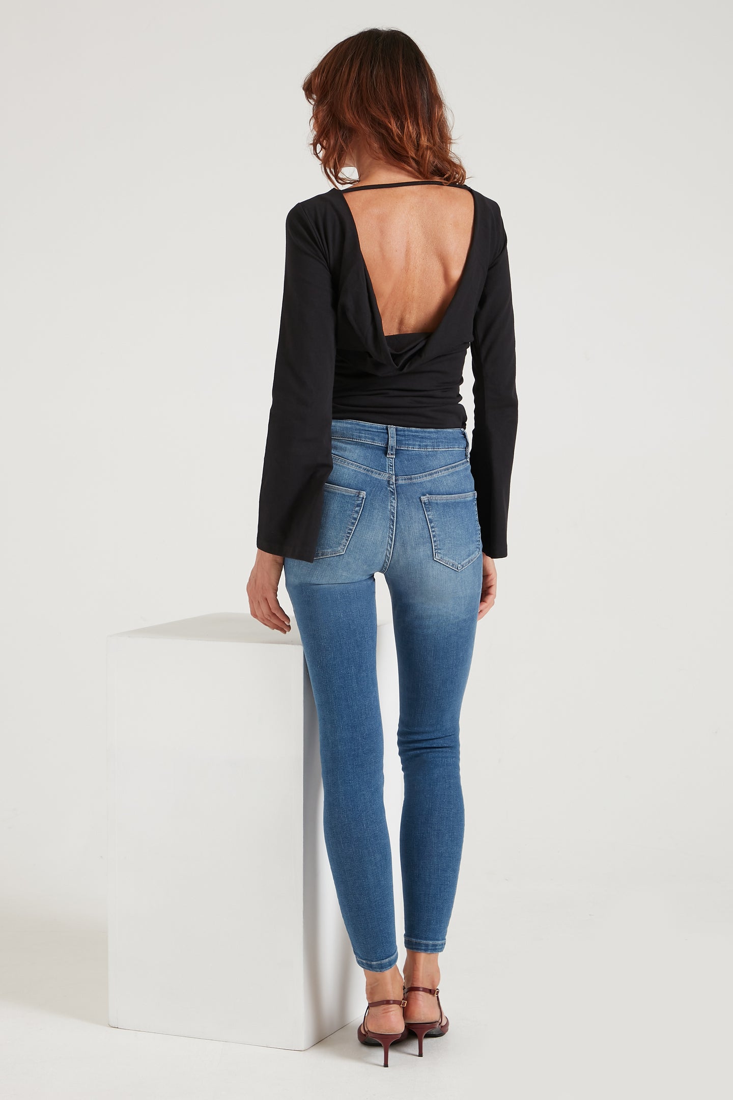 Rizzo The High Top Ankle Skinny | Fawcett Blue [Classic Blue Denim]