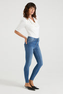 Rizzo The High Top Ankle Skinny | Fawcett Blue [Classic Blue Denim]