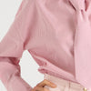 The Miryam Shirt | Rusty Red Pinstripe [Red]