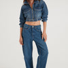 Sissy The Fashion Forward Barrel Leg | Oh Ok Then [Blue Denim]