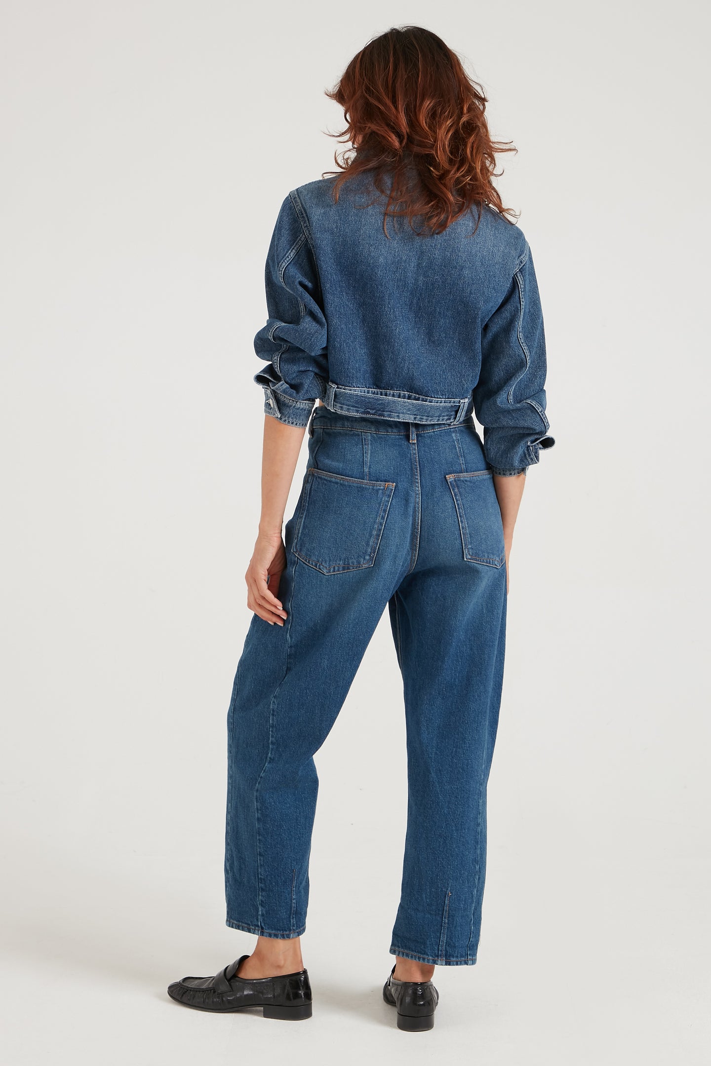 Sissy The Fashion Forward Barrel Leg | Oh Ok Then [Blue Denim]