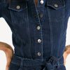 Sophie The Nipped In Tailored Jumpsuit | Got The Blues Baby [Blue Denim]