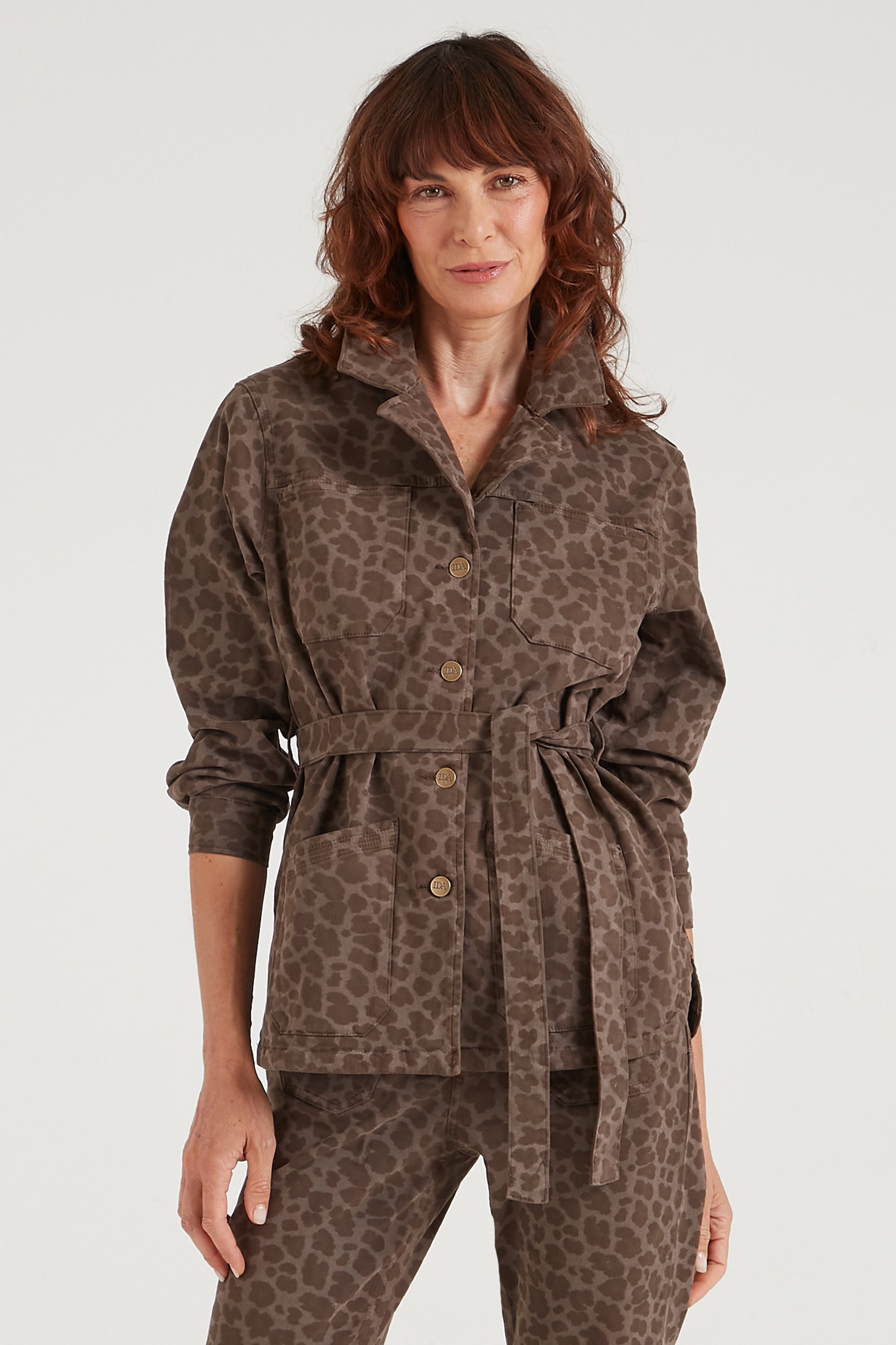 Special Agent Thornton The Belted Field Jacket | Dirty Leopard [Camouflage]