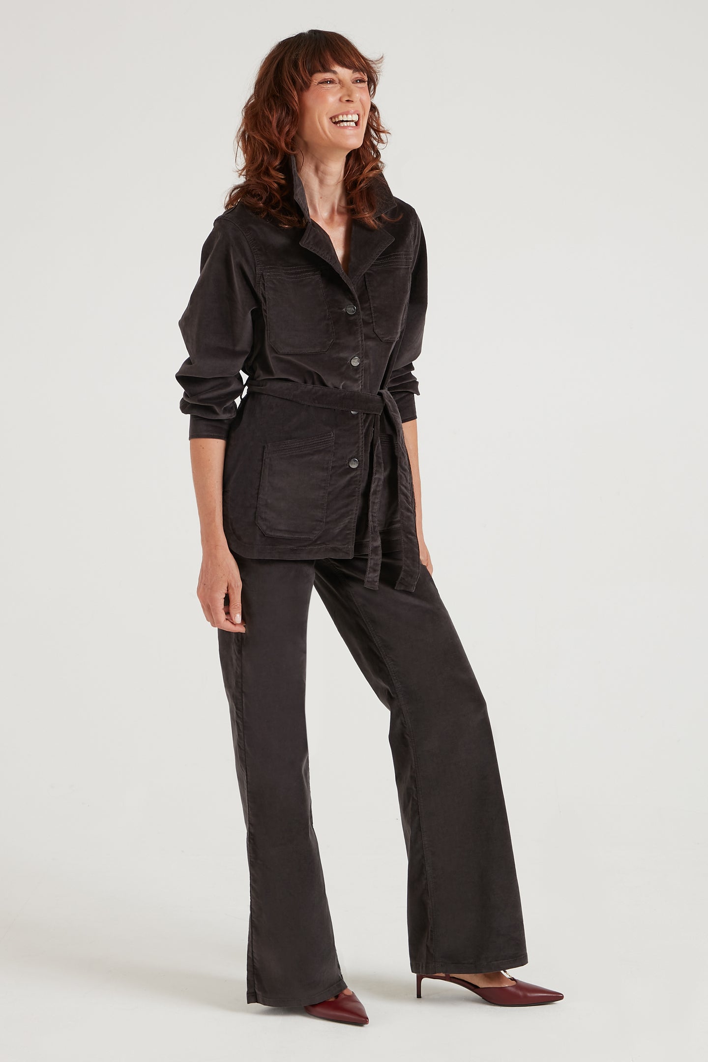 Special Agent Thornton The Belted Field Jacket | Gunmetal [Grey Denim]