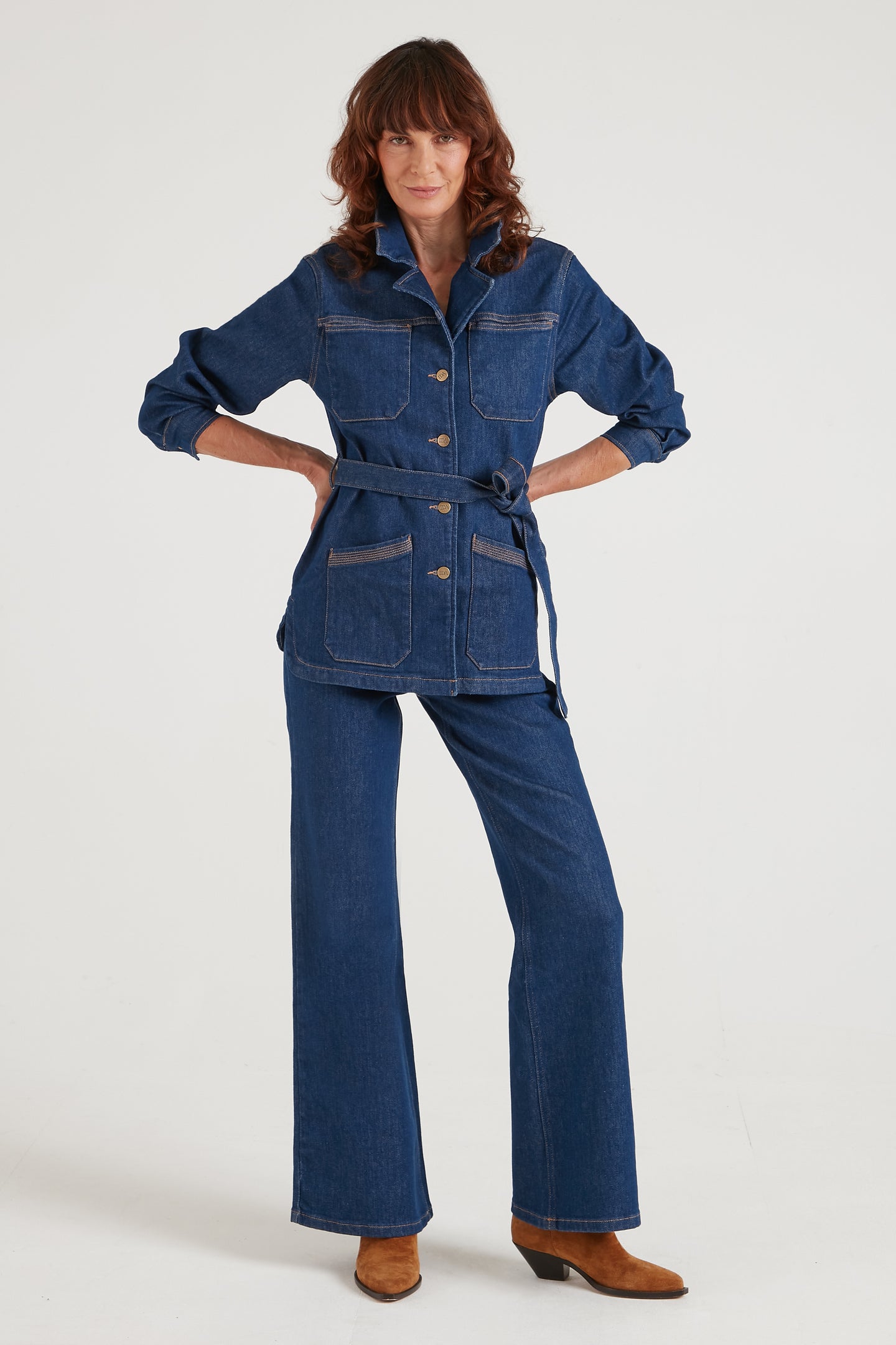 Special Agent Thornton The Belted Field Jacket | Smarter Than You [Mid Wash]