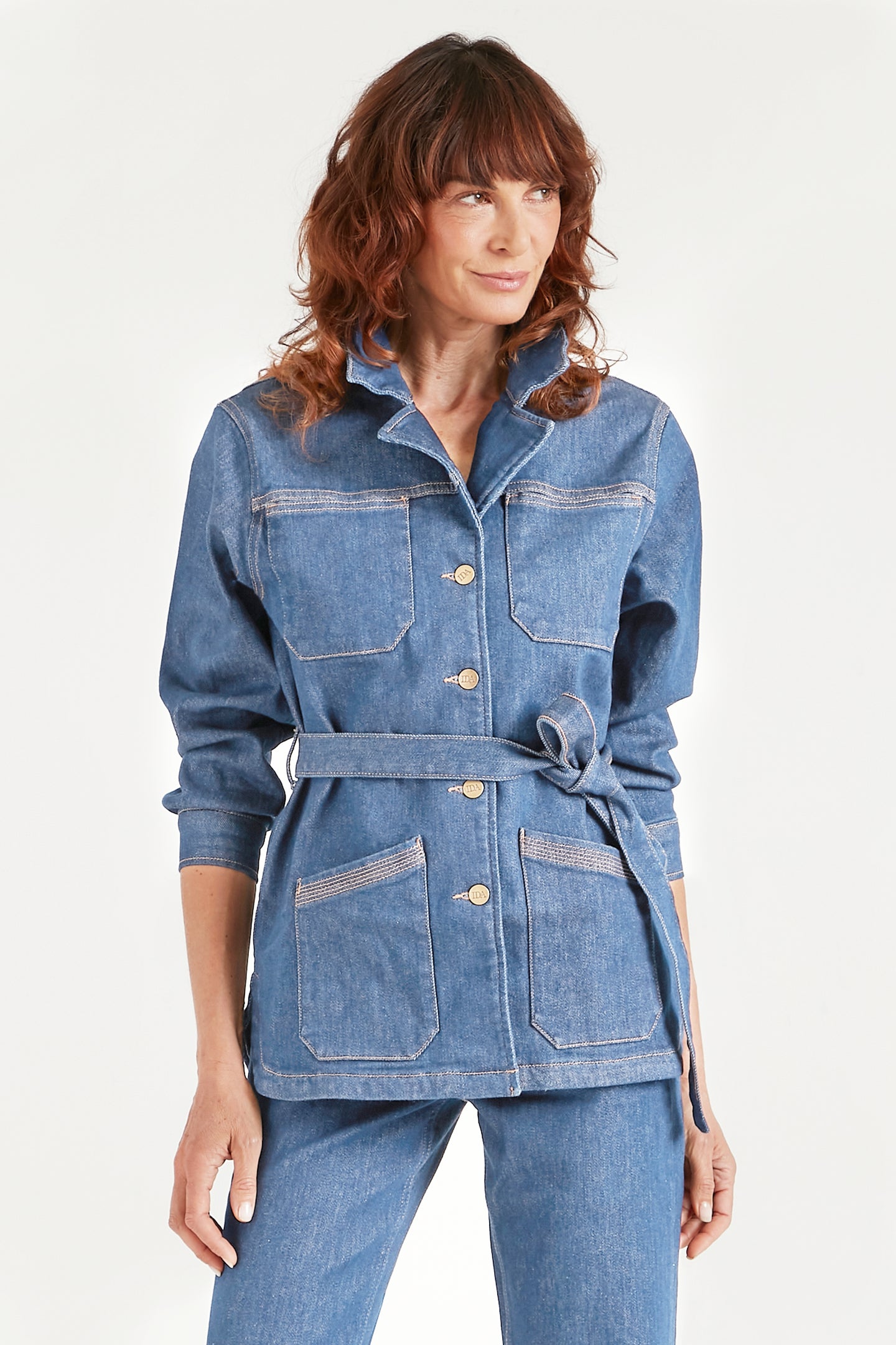 Special Agent Thornton The Belted Field Jacket | Top Of The Class [Blue Denim]