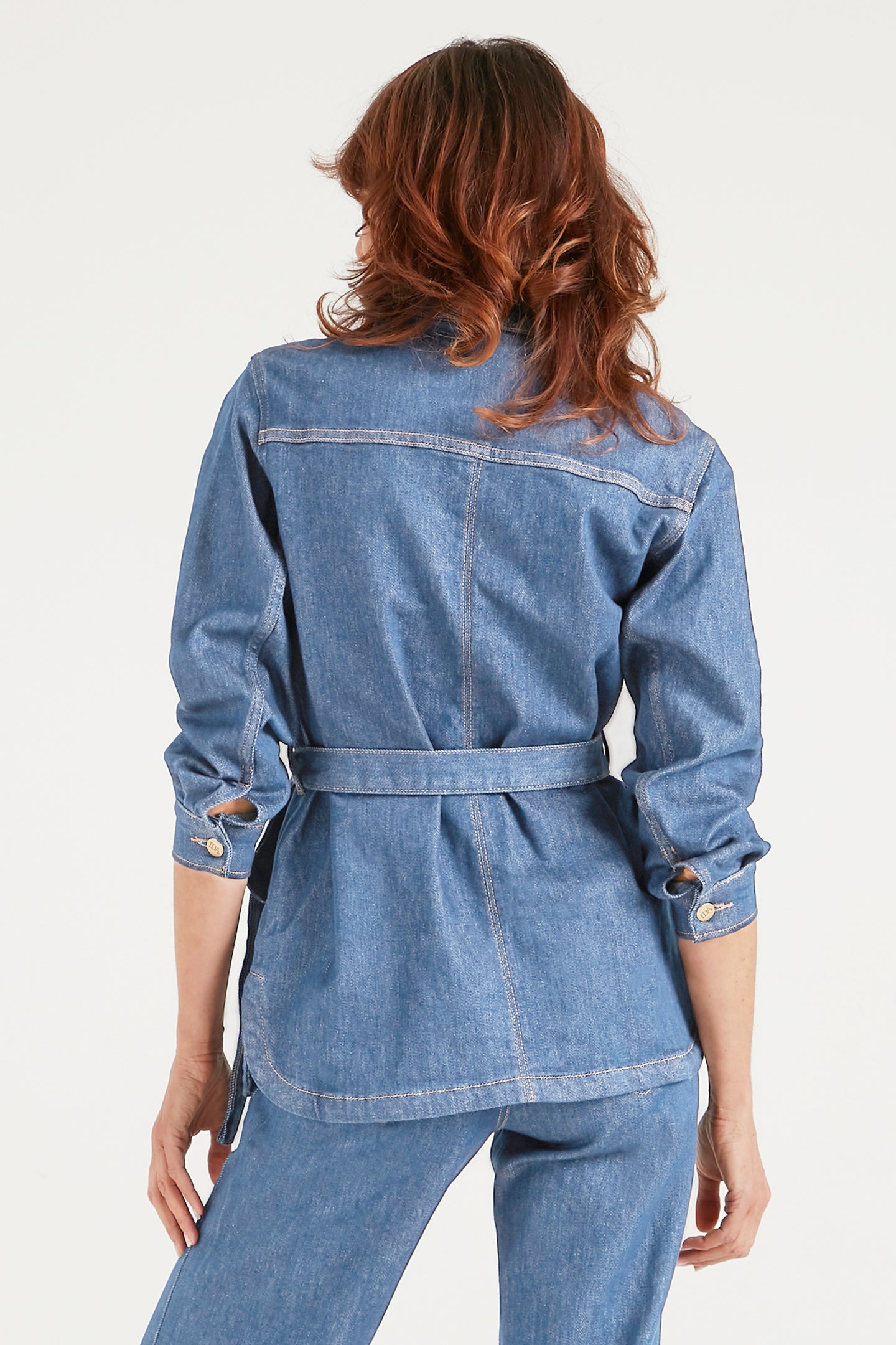 Special Agent Thornton The Belted Field Jacket | Top Of The Class [Blue Denim]