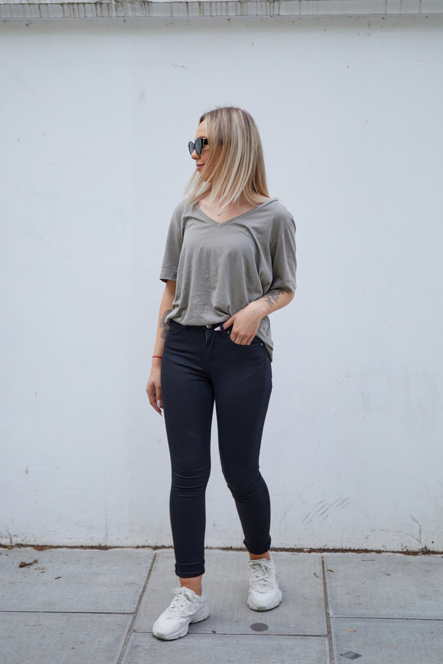 black super skinny high waisted jeans rizzo