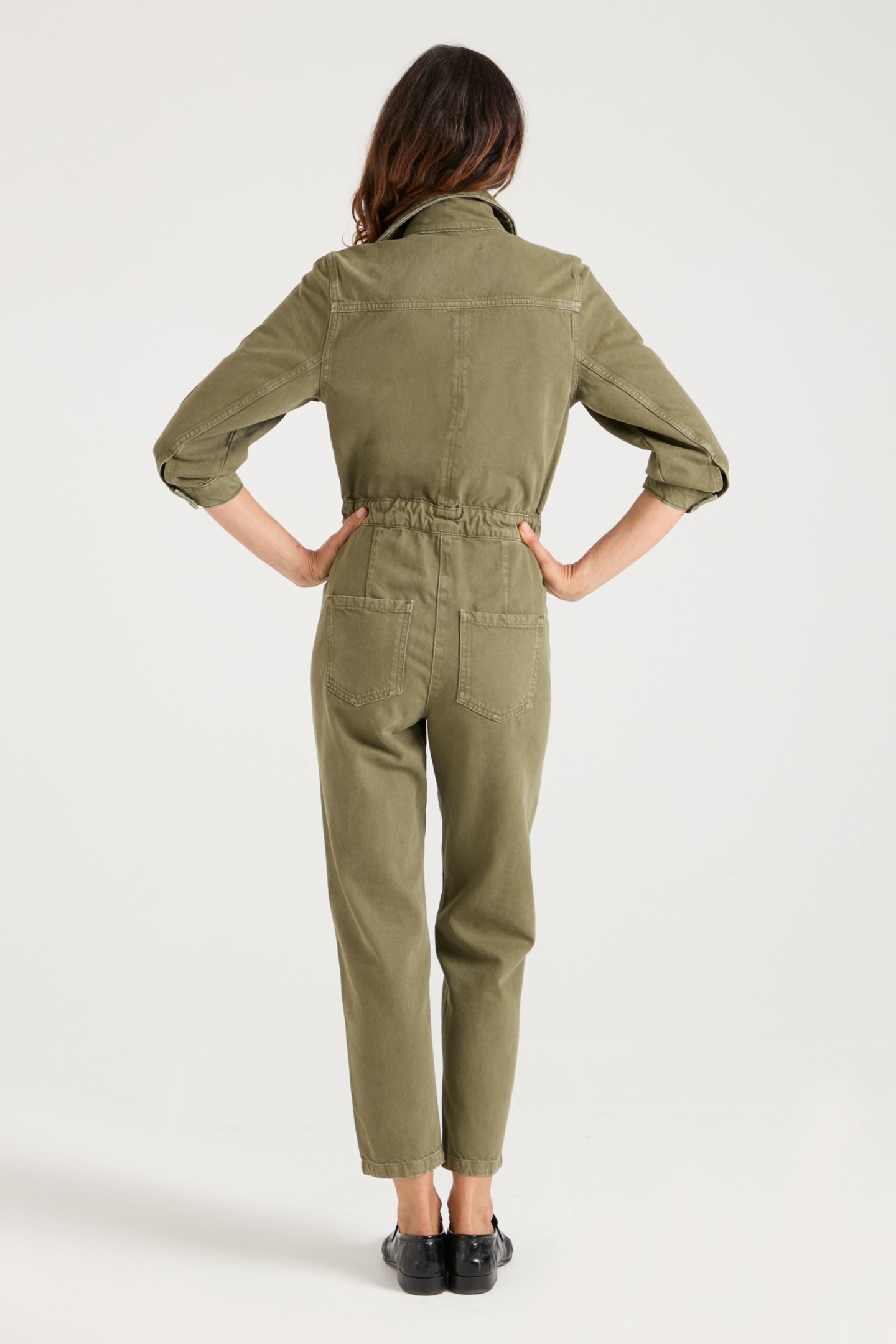 Dita The Tailored Jumpsuit | In The Field [Green]