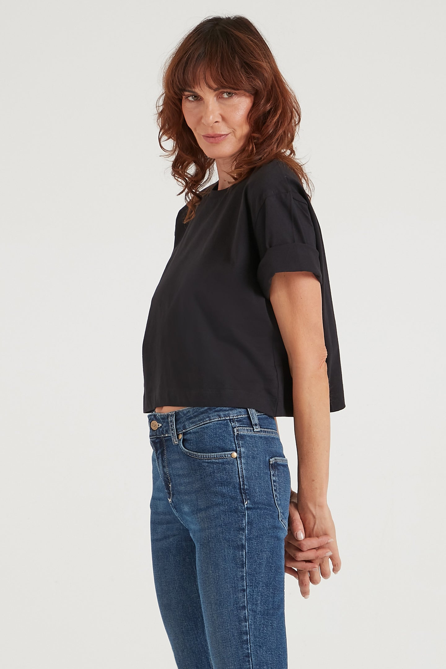 The Boxy Tee | Noir [Black]