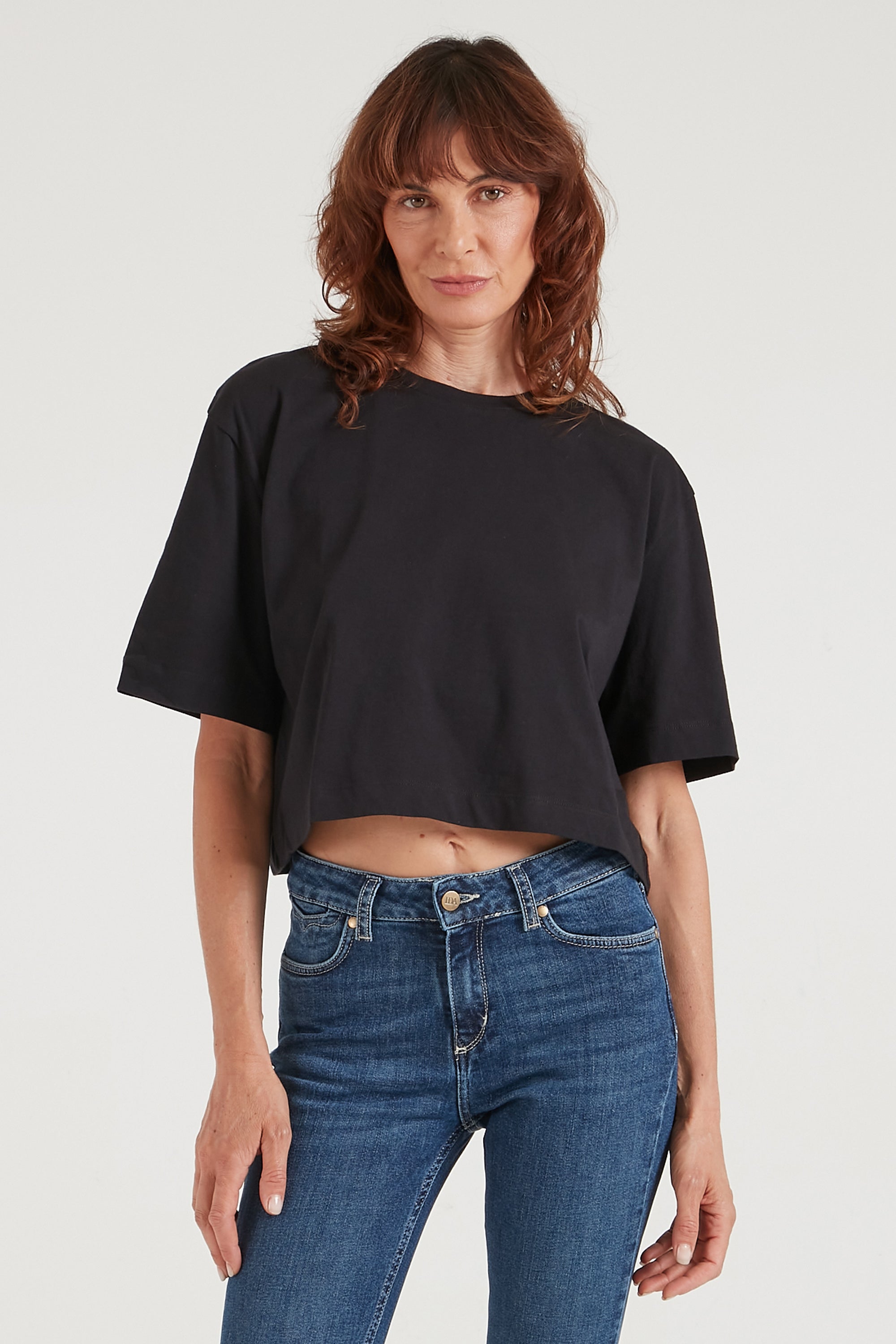 The Boxy Tee | Noir [Black]
