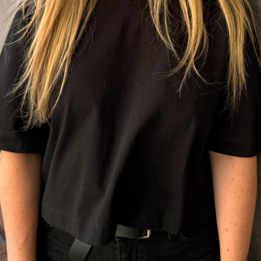 The Boxy Tee | Noir [Black]