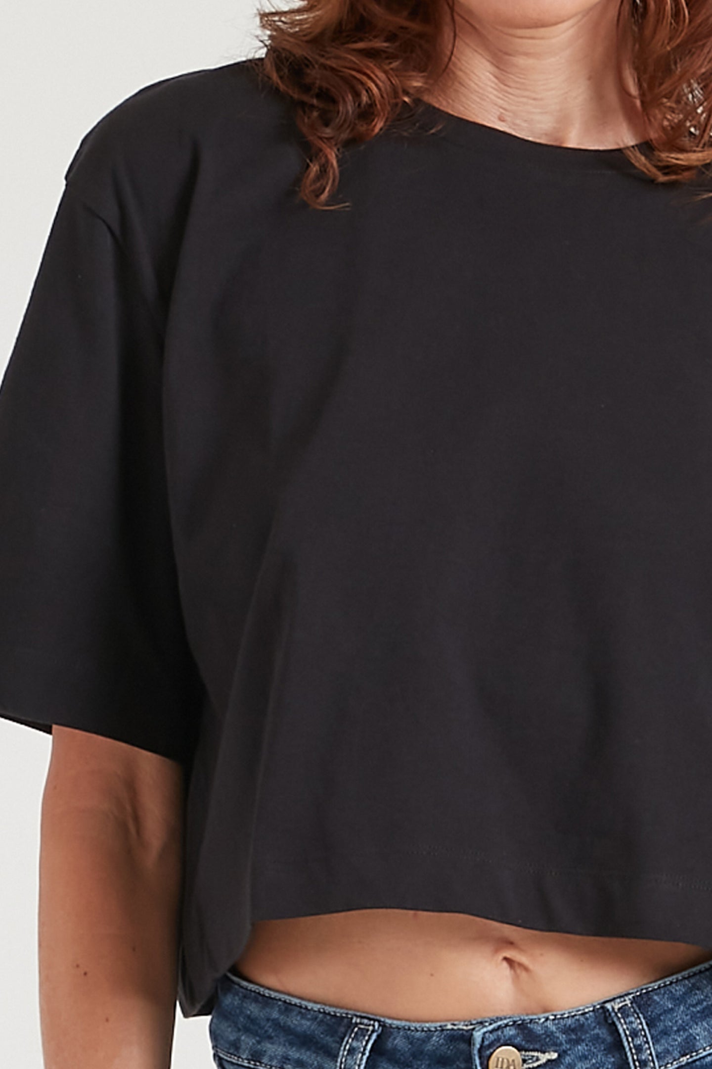 The Boxy Tee | Noir [Black]