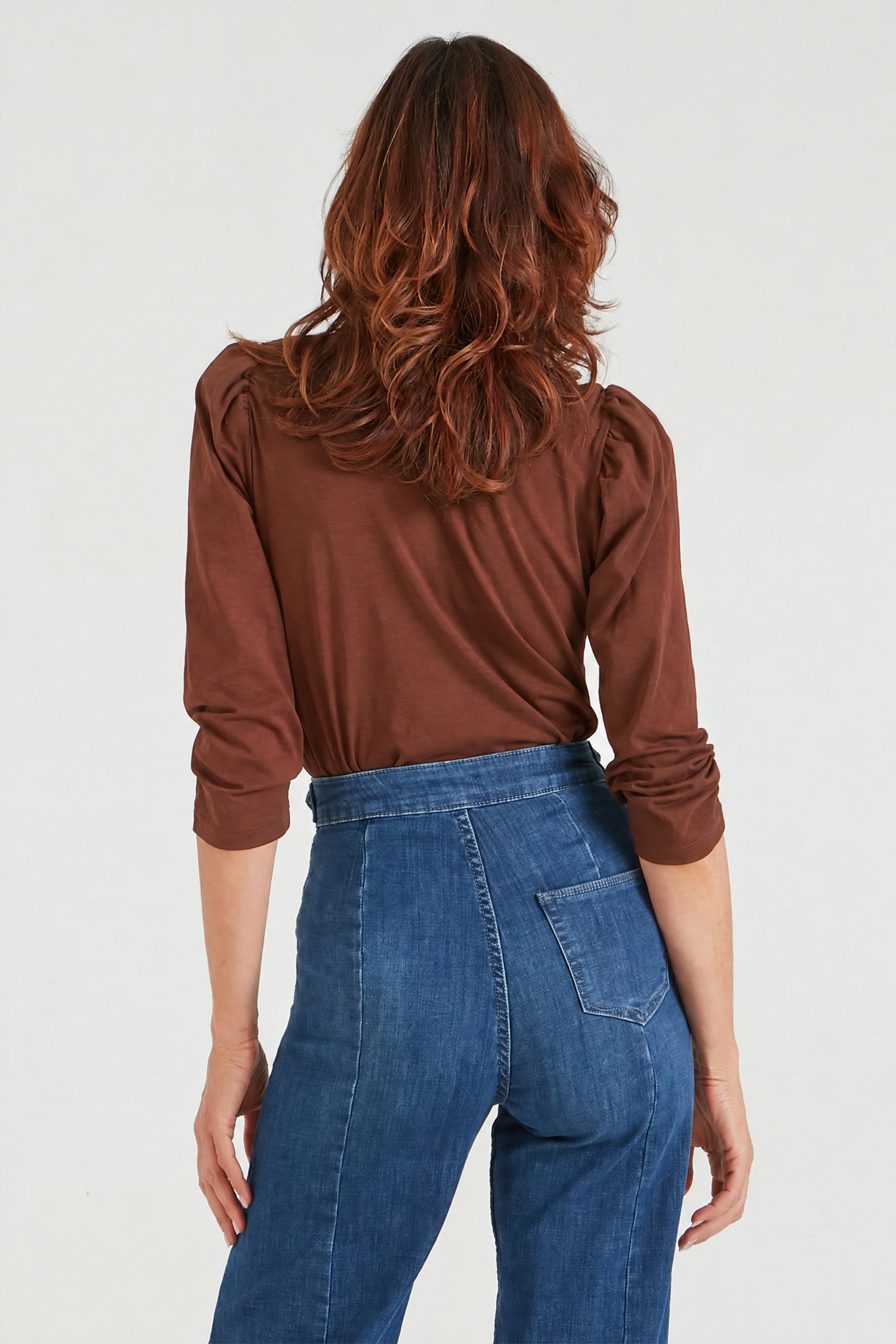 The Classic Puff Tee | Raisin [Rusty]