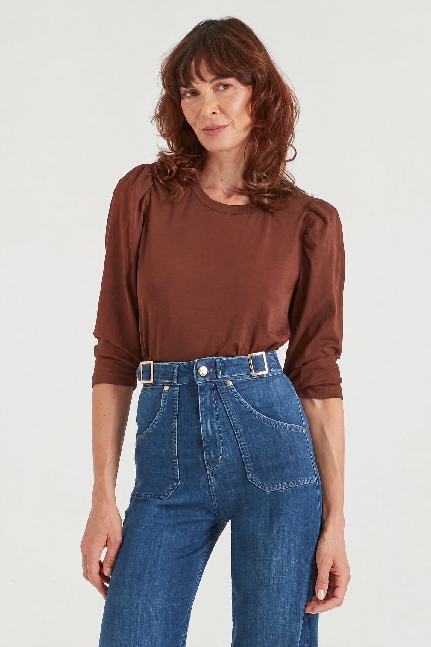The Classic Puff Tee | Raisin [Rusty]
