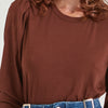 The Classic Puff Tee | Raisin [Rusty]