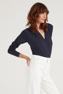 The Crossover Bodysuit | Inky [Dark Blue]