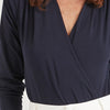The Cross Over Bodysuit | Inky [Dark Blue]