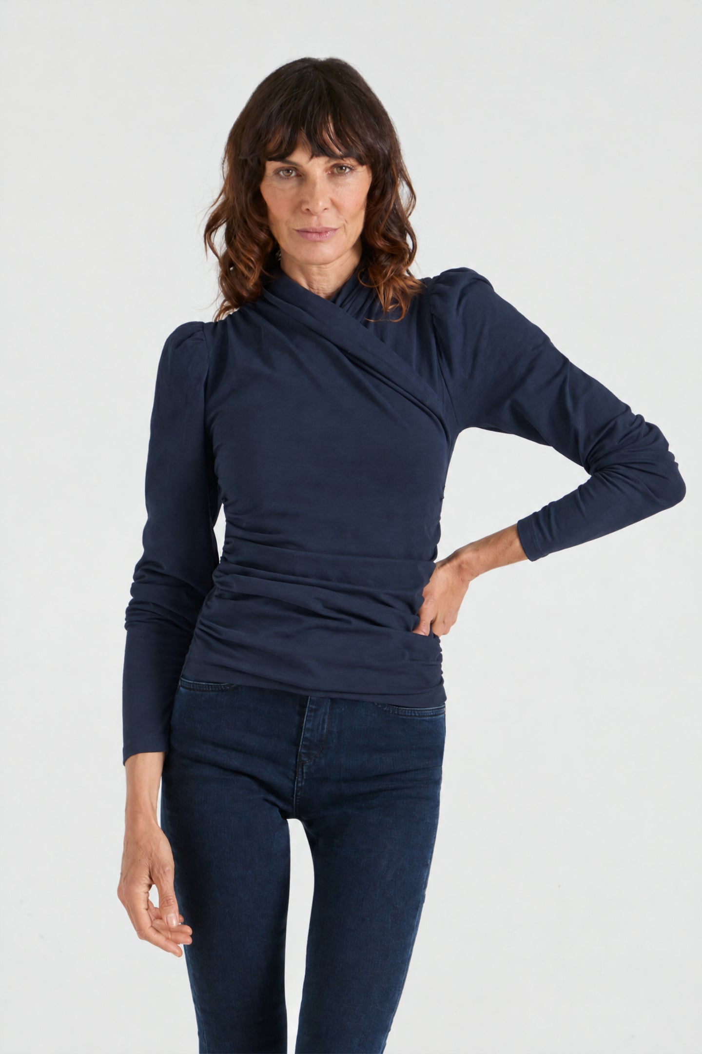 The Pandora Top | Inky [Dark Blue]
