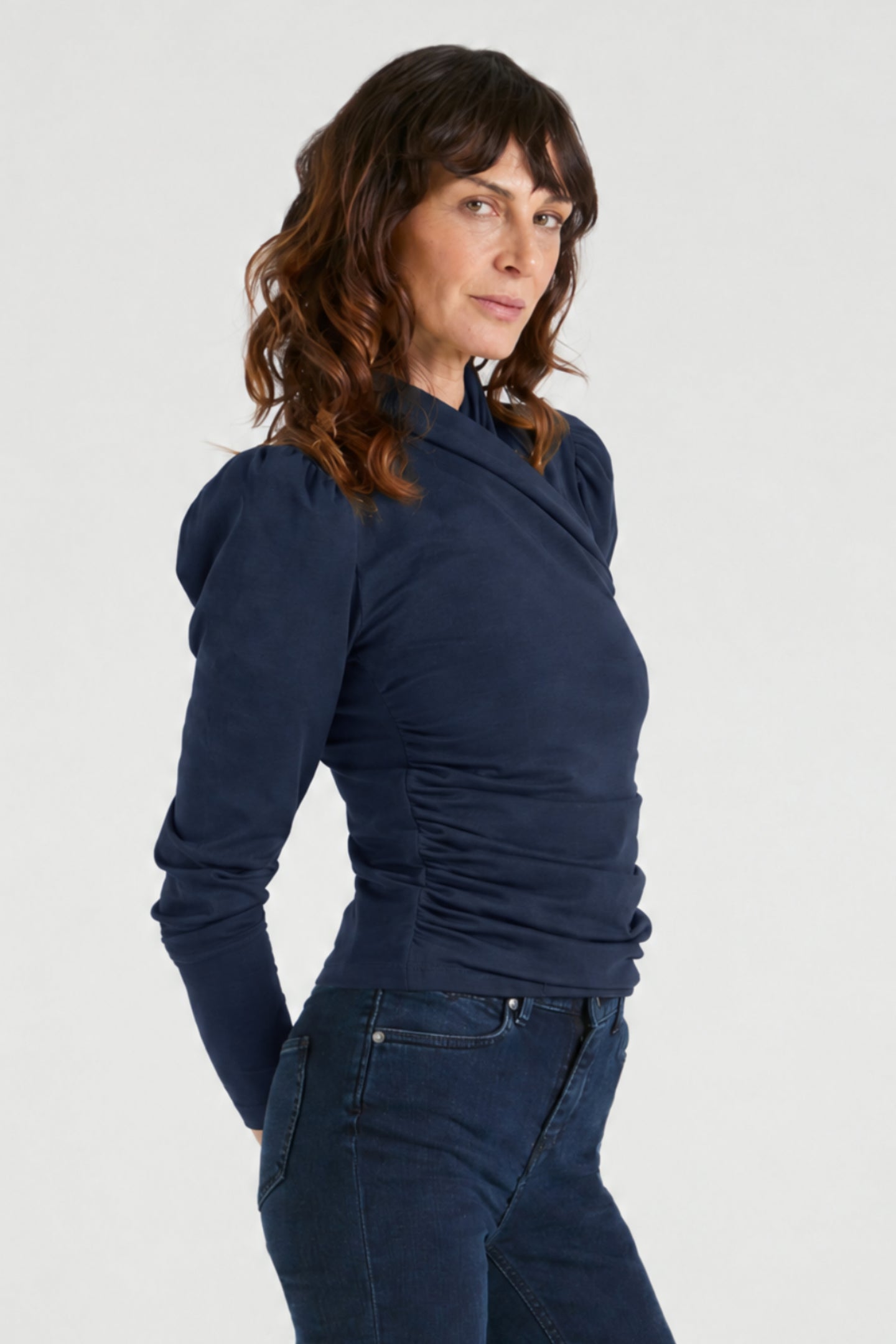 The Pandora Top | Inky [Dark Blue]