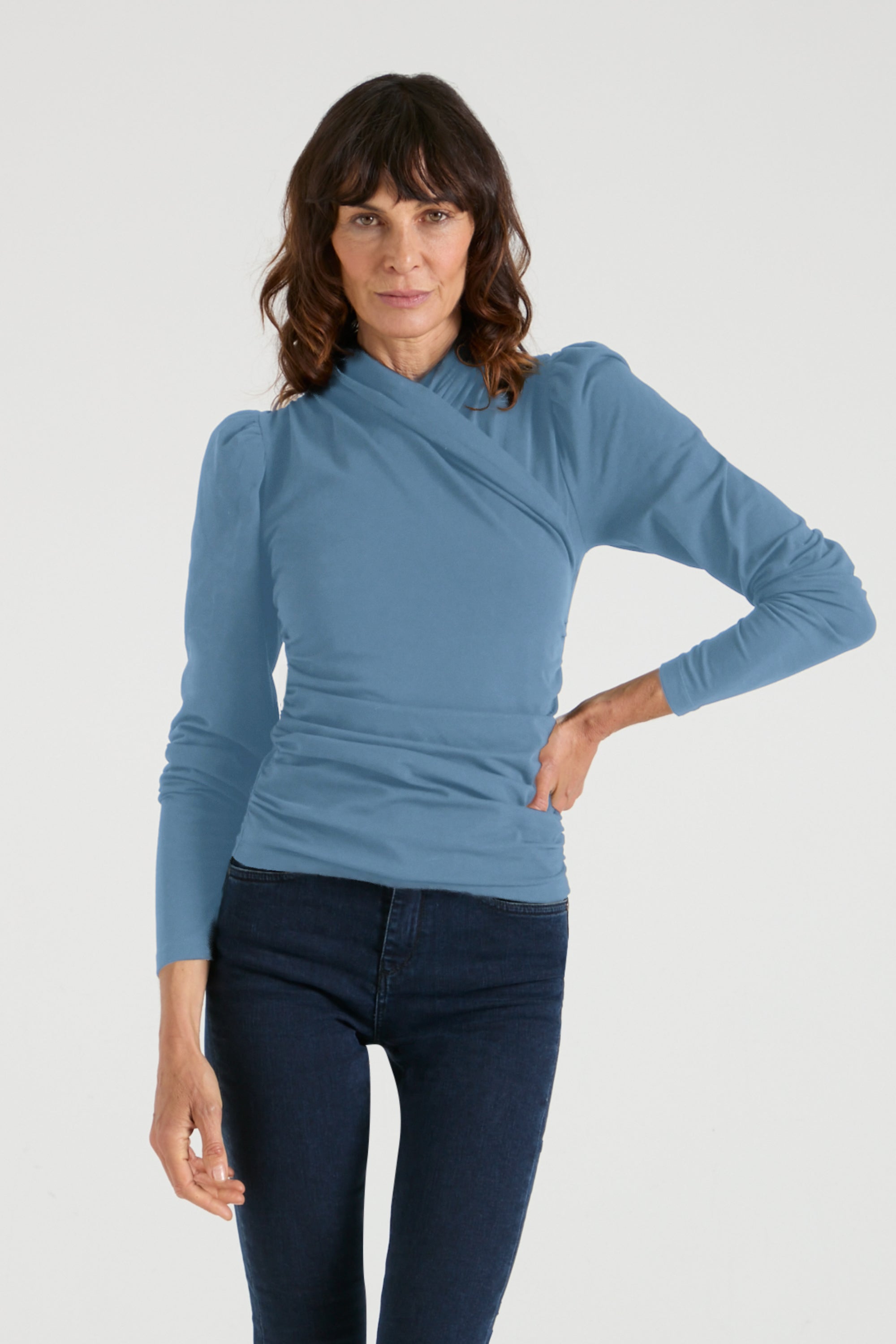 The Pandora Top | Sky [Blue]