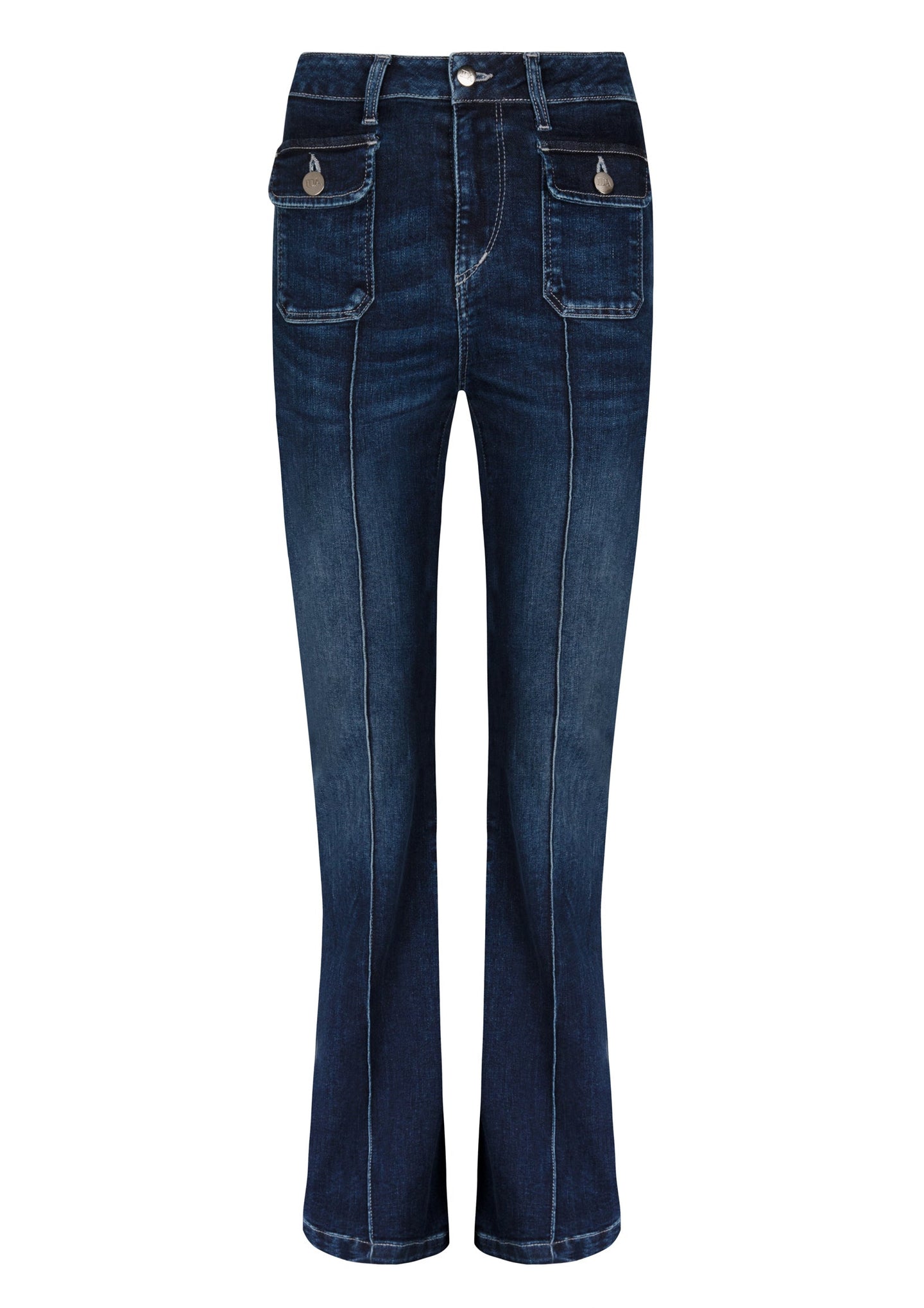 Hope The High Top Patch Pocket Bootcut | Moody Blues [Dark Wash Denim]