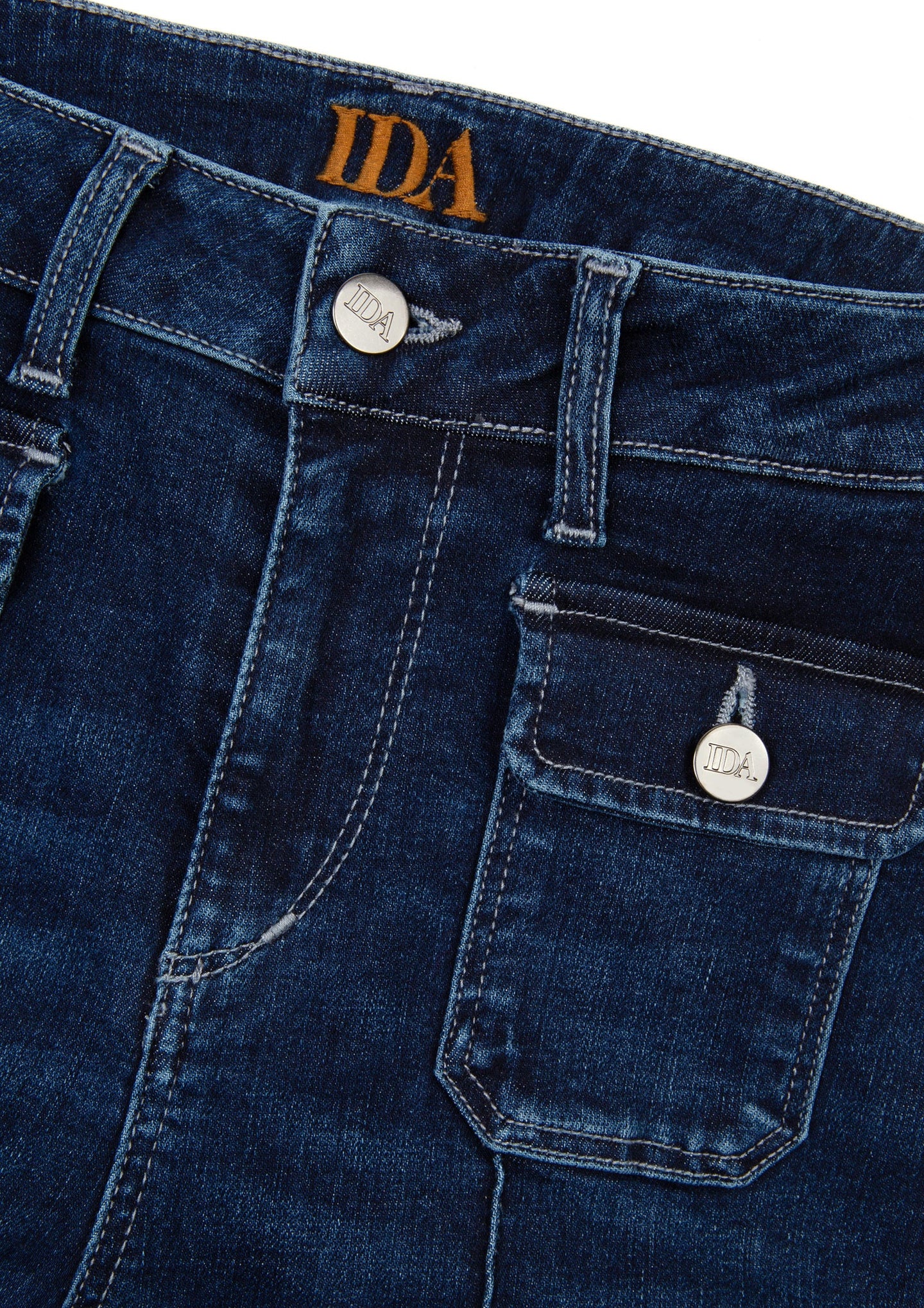Hope The High Top Patch Pocket Bootcut | Moody Blues [Dark Wash Denim]