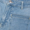 Kate The High Top Patch Pocket Relaxed Wide Leg | Malibu [Light Blue Denim]