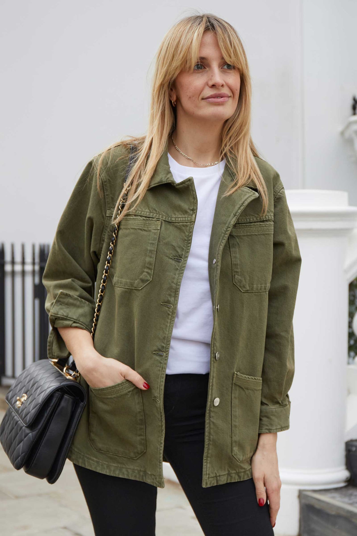 UKAP Womens Military Jacket Zip Up Snap Buttons Lightweight Utility Anorak  Field Safari Coat Outwear Army Green S - Walmart.com