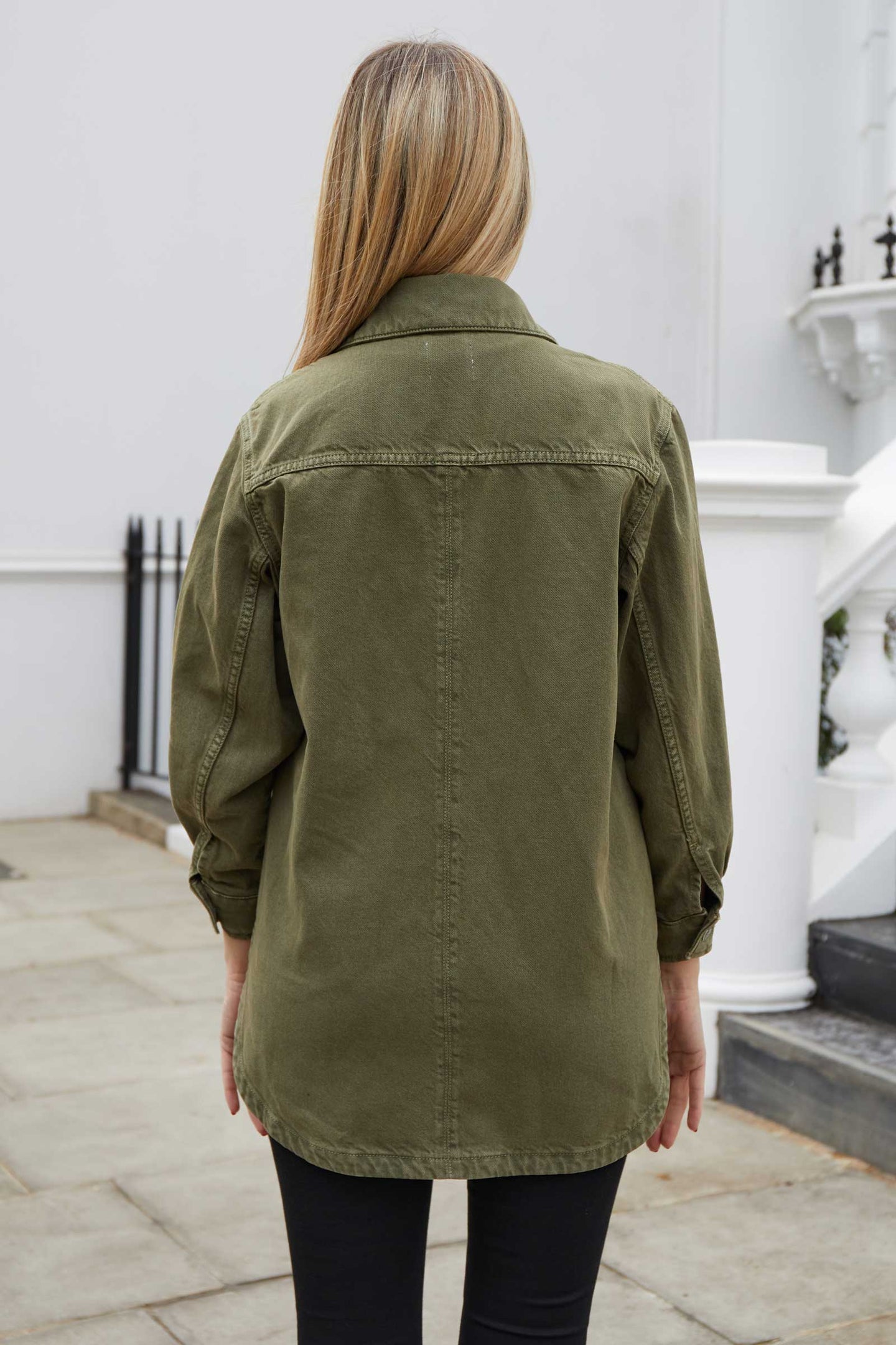 military jacket women khaki green special agent venter